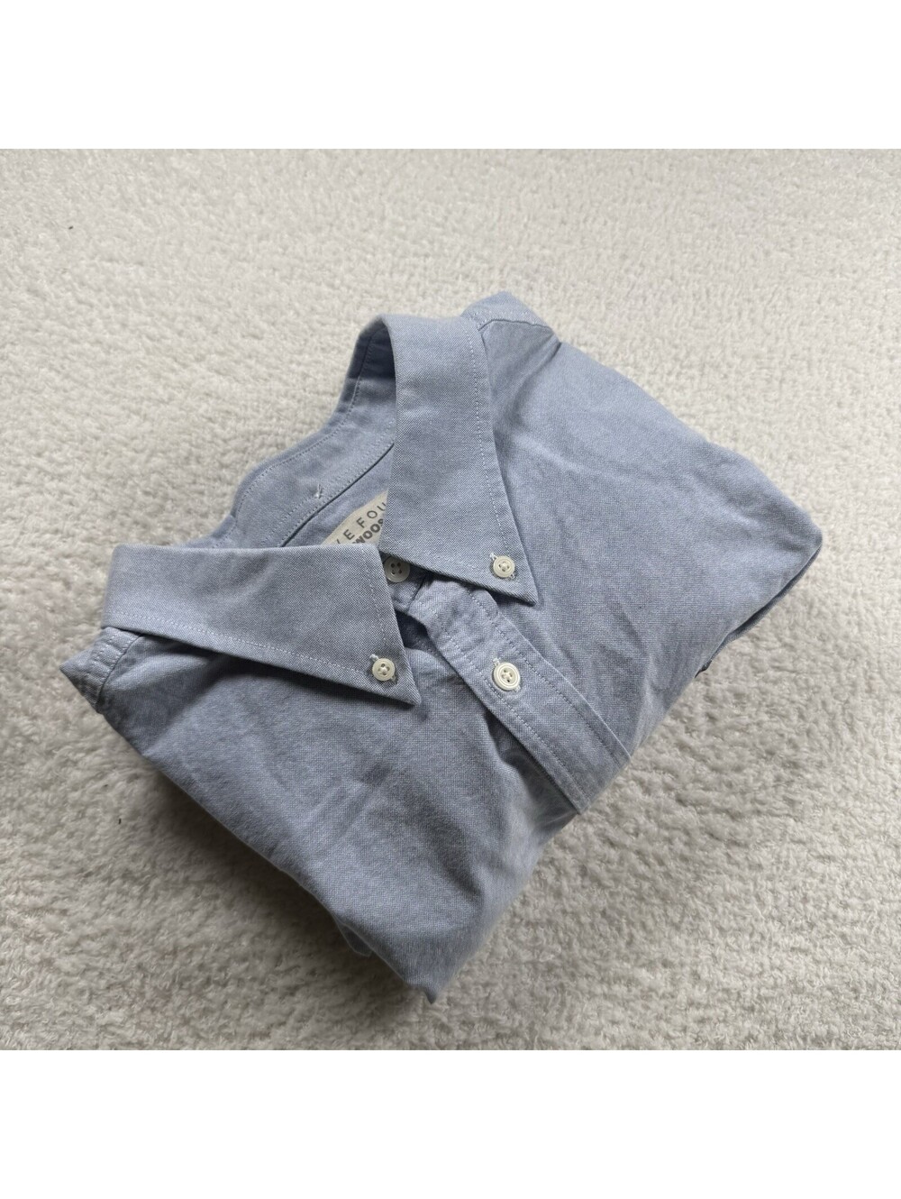 Five Four Nick Wooster Men’s XL Blue Oxford Shirt Button Down Contrast Pocket